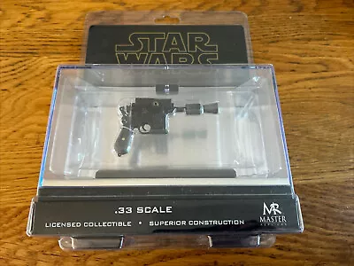 Buy Master Replicas Star Wars .33 Scale Die-Cast Han Solo Blaster *BNIB* Rare • 70£