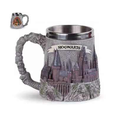 Buy Harry Potter Tankard Mug Hogwarts School Beer Mug Coffe Cup Gift Cosplay Prop • 23.59£