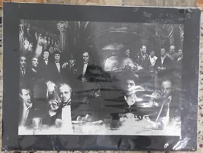 Buy 12 X16  Artists Print  Gangsters  - The Godfather, Scarface, Casino The Sopranos • 42.37£