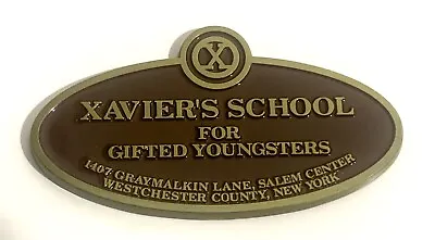 Buy Bam Box Marvel Xmen Xaviers School For Gifted Youngsters Plaque Prop Replica • 11.95£