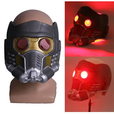 Buy Cosplay Star Lord LED Helmet Avengers Peter Quill Mask Halloween Superhero Props • 15.48£