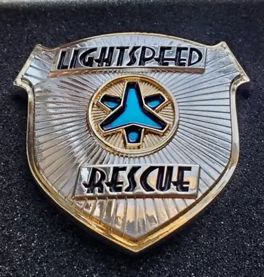 Buy Metal Lightspeed Rescue Junior Power Rangers Badge 1:1 Prop Replica • 44.41£