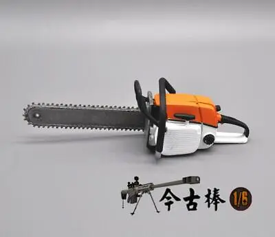 Buy 1/6 Soldier  Fire Tool Model Chainsaw Logging Saw Mini Scene Props Accessories • 23.96£