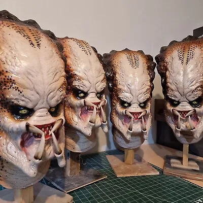 Buy Predator Scar AVP Aliens Latex Mask Sculpture Prop Replica Costume Cosplay • 400£