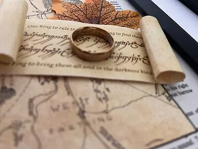 Buy The Lord Of The Rings Movie Prop. Book Art. Film Memorabilia, Book Lover Gift. • 41.11£