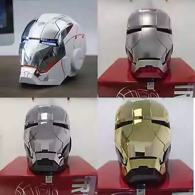 Buy 1:1 AUTOKING Iron Man MK5 MK7 Helmet 4 Color Wearable Voice Control Mask Cosplay • 129.60£