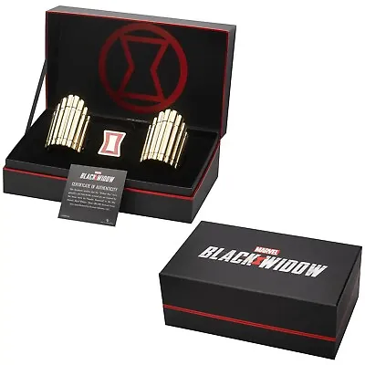 Buy Marvel Black Widow Bracelets And Belt Pin Replica Box Set • 69.99£