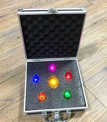 Buy 1:1 Marvel Avengers Iron Man Thanos Infinity Stones Light Cosplay Prop Model Set • 80£