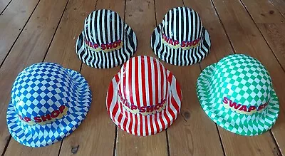 Buy BBC Multicoloured Swap Shop Hat - RARE - COLLECTABLE - GENUINE BBC SHOW PROPS • 69.99£