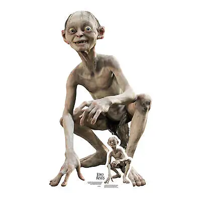 Buy Gollum From The Lord Of The Rings Cardboard Cutout Official Standee FREE Mini • 23.99£