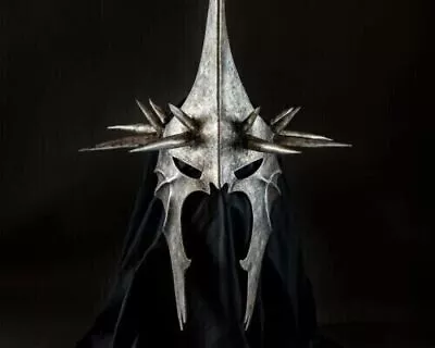 Buy King Of Nazgul Inspired From Lord Of The Ring Prop Helmet Mask Hand Forg Steel • 148.87£