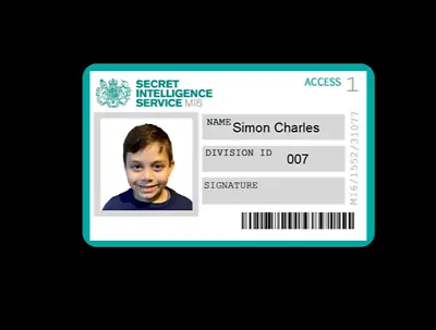 Buy MI6 Personalised 007 James Bond Novelty Fake ID Card • 6.99£