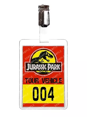 Buy Jurassic Park Tour Vehicle 004 Cosplay Film Prop Fancy Dress Comic Con Halloween • 6.99£