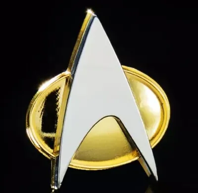 Buy Star Trek TNG Combadge Prop Replica Starfleet Emblem Insignia Badge Magnet • 10.95£