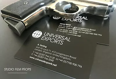 Buy James Bond 007 Quantum Of Solace Universal Exports Business Card Prop X 20 Cards • 7.99£