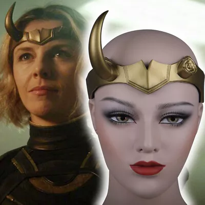 Buy Cosplay Avengers Loki Sylvie Crown Horns Headband Superhero Hairband Alloy Props • 16.80£