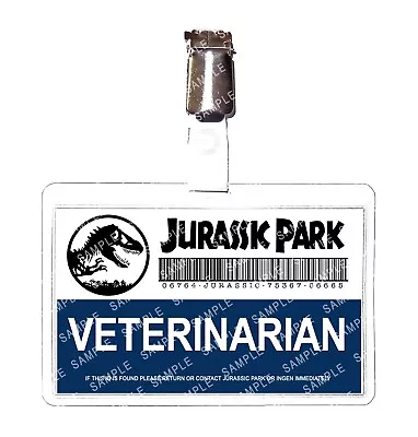 Buy Jurassic Park Veterinarian Cosplay Film Prop Fancy Dress Comic Con Halloween • 6.99£