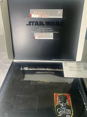 Buy Master Replicas Star Wars Darth Maul .45 Scale Lightsaber • 100£