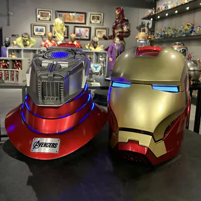 Buy Iron Man MK5 Helmet Base Stand LED 5.2 Bluetooth Speaker Breathing Light Top • 132£