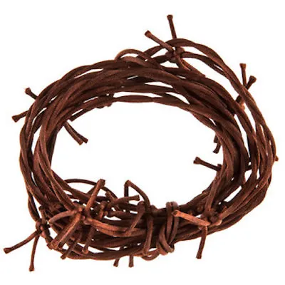 Buy 3.7m Fake Rusted Rusty Barbed Wire Halloween Horror Prop Shop Decoration Display • 3.99£