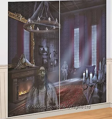 Buy 5ft Halloween Zombie Horror Scene Setter Haunted House Photo Prop Party Decor • 3.78£