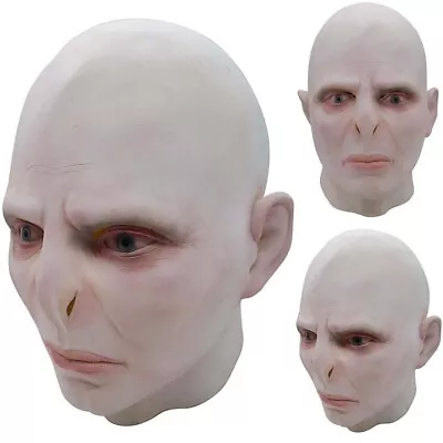 Buy Harry Potter Lord Voldemort Mask Halloween Cosplay Costume Face Headgear Props • 13.59£