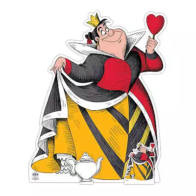 Buy Queen Of Hearts Vintage Alice In Wonderland Cardboard Cutout Official Free Mini • 34.99£
