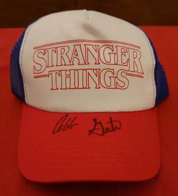 Buy Stranger Things Cap Autographed Gaten Dustin Caleb Lucas Prop Netflix Coa New • 124.99£
