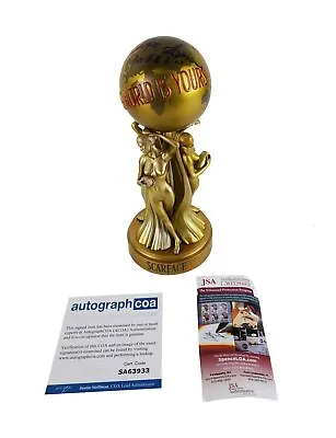Buy Scarface Cast Al Pacino Plus Signed Official World Is Yours Statue ACOA • 3,141.68£