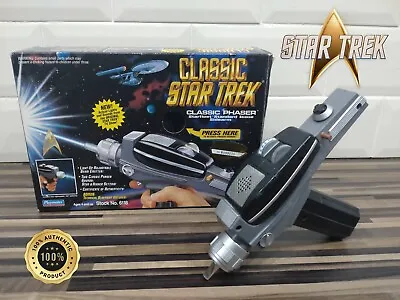 Buy Star Trek RARE Classic Phaser Starfleet Sidearm Prop Toy Model 1994 Boxed SALE! • 24.99£