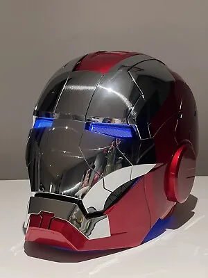 Buy Iron Man Helmet- Voice Activated - Silver & Res UK Stocked 😊🇬🇧 • 174£