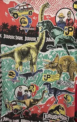 Buy Jurassic Park Single Duvet Cover Bedding 1992 Extremely Rare Original 90s Prop • 59.99£