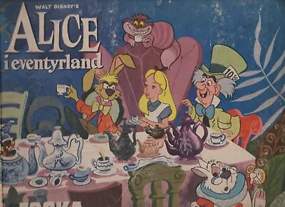 Buy Vintage Walt Disney  ALICE IN WONDERLAND  Collector Card Book 1950s • 14.99£