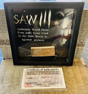 Buy Saw III  Movie Prop Jeff’s Wooden Crate Authentic  Screen Used  Relic Horror • 33.03£