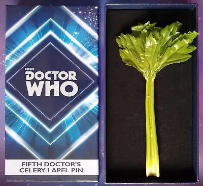 Buy Power Of The Doctor Who 5th Celery Lapel Pin Cosplay Replica BBC Purchased Prop • 79.99£