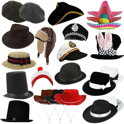 Buy Childs Hats Accessories Photobooth Props World Book Day Kids Fancy Dress Lot • 3.99£