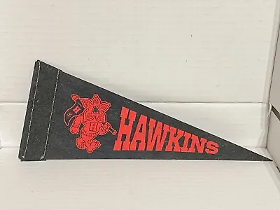 Buy Hawkins Stranger Things Pennant 25cm Bam Box Geek Prop Replica • 14.99£