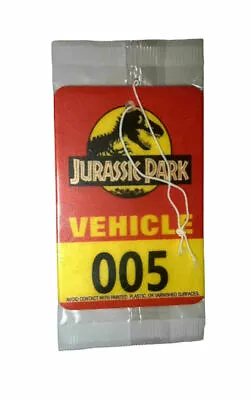 Buy Jurassic Park Pass Prop Vehicle ID Car Air Freshener Promo Limited Edition • 9.44£
