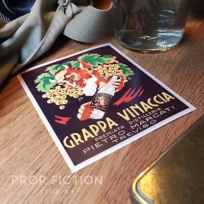 Buy The Fifth Element - Prop Grappa Liquor / Self-Adhesive Alcohol Bottle Label • 5.45£