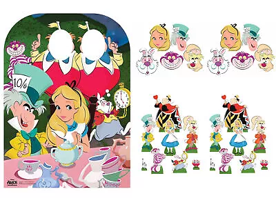 Buy Alice In Wonderland Party Collection With Cardboard Stand-in, Masks & Tabletops • 65.99£