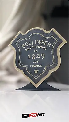 Buy Champagne Bollinger Freestanding Plastic Sign For Display - JAMES BOND 007 • 22£