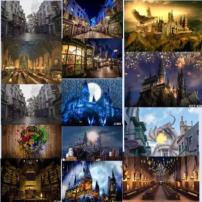 Buy Hogwarts Harry Potter Backdrop Magic Castle Wizard School Background Studio Prop • 13.19£