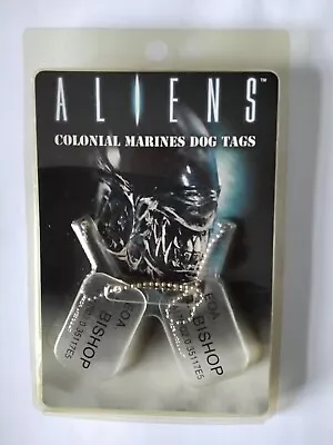 Buy Aliens Bishop Replica Dog Tags Prop Hollywood Collectibles (RARE) - Sealed MOB • 19.99£