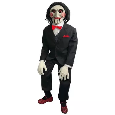 Buy Talking Saw Billy Puppet Halloween Sound Prop Replica Trick Or Treat Studios 42  • 459.99£