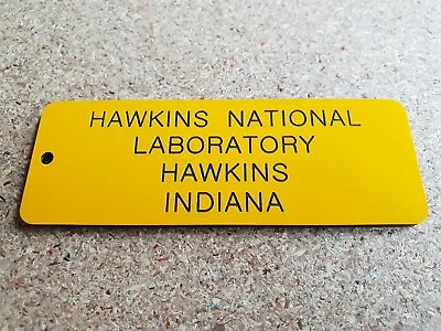 Buy Hawkins Laboratory Key Ring, Stranger Things, Novelty Key Tag, Engraved • 5.95£