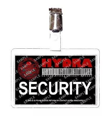 Buy Hydra Security Cosplay Prop Fancy Dress Marvel Gift Comic Con Halloween • 6.99£