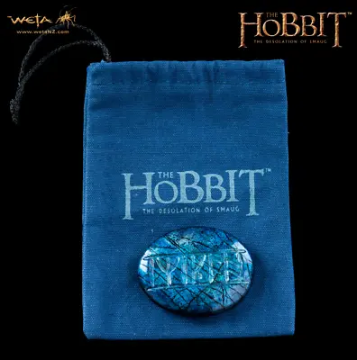 Buy Weta Kili's Dwarven Rune Stone Prop Replica The Hobbit Smaug Lord Of The Rings • 27.40£