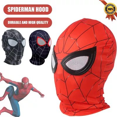 Buy Avengers Spider-Man Mask Halloween Cosplay Spiderman Masks Props Dress Costume • 5.89£