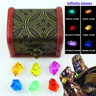 Buy Avengers Endgame Infinity Stones Cosplay Props All 6 Gems +Box Children Toy Gift • 6.35£