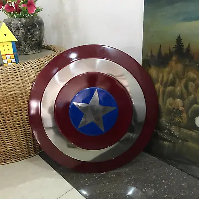Buy Winter Soldier Captain America  Shield Metal Prop Replica Shield Avengers Legend • 49.99£